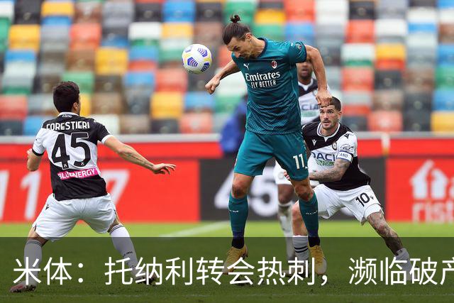 米体：托纳利转会热刺，濒临破产的前意甲队布雷西亚分到350万欧